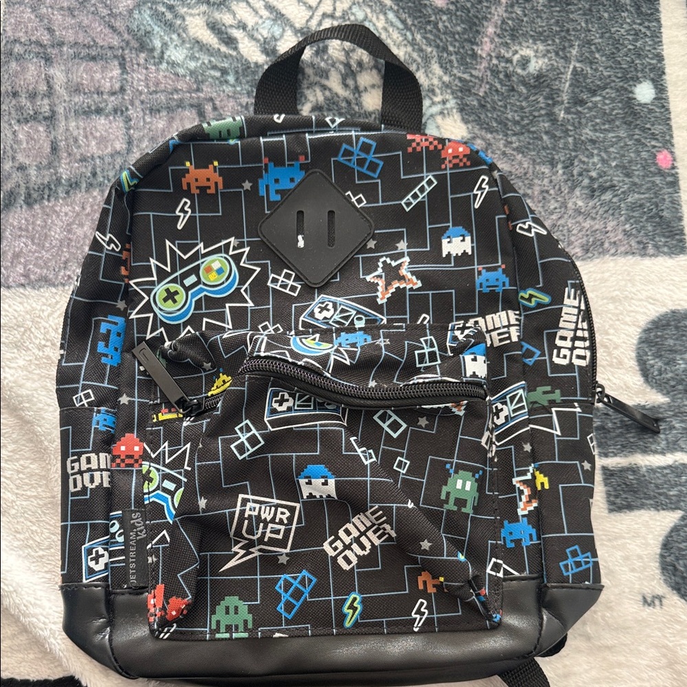 Game Over Black Backpack